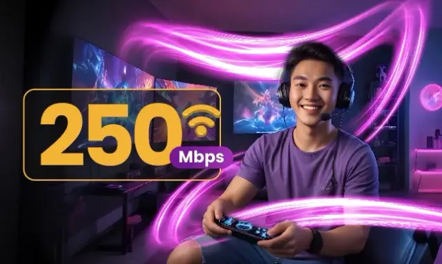 Paket MyGamers 250 Mbps